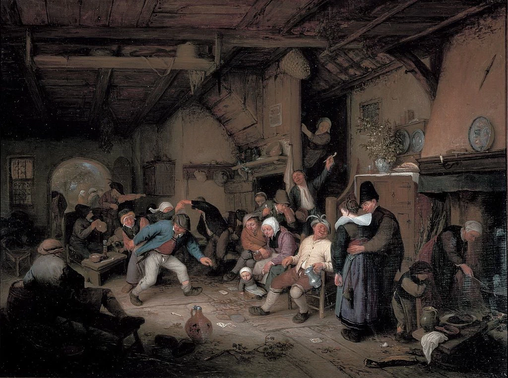 Festaioli in una locanda - Saint Louis Art Museum